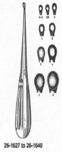 Curette Hibbs Spratt Spinal Fusion #1 Oval Cup 9 Non-Returnable - Dropshi