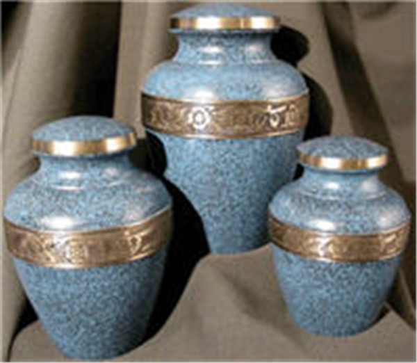 Cremation Urn Avalon Evening Blue - Large (55-100#) Special Order: No Freight -