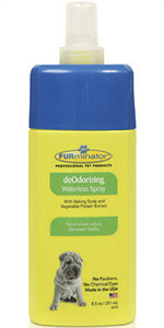Furminator Waterless Deodorizing Spray For Dogs 8 oz By KVP 