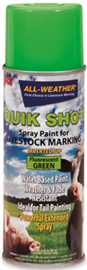 Paint All-Weather Quik Shot Spray (Livestock Markers) Inverted Tip - Fluorescent