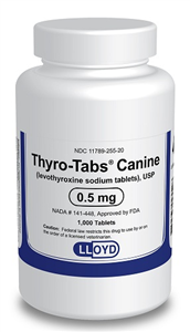 Thyro Tabs (White) 0.5mg B1000 By Lloyd 