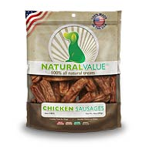 Chicken Sausages Dog Treat 14 oz By Loving Pets