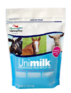 Unimilk Livestock Milk Replacer 3.5Lbs Each By Manna Pro Corporation
