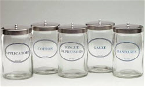 Jar (Sundry Set) Labeled Gl [Set Of 5] Cs5 By Mckesson Medical Surgical