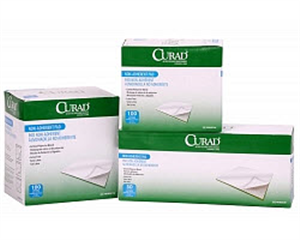 Curad Pads - Non-Adherent Dressing - Sterile 2 X3 B100 By Medline Industries