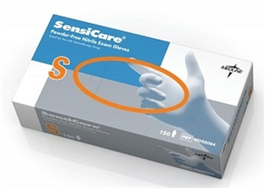 SENSICARE Silk Powder Free Nitrile Exam Gloves Med CASE OF 10 BOXES