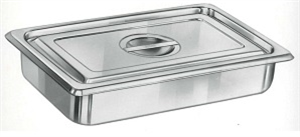 Instrument Tray With Lid Stainless Steel 8.5 X3 X1.5 Each By Medline Industri