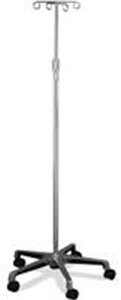 IV Stand Deluxe 48.5- 82Height 4 Hook / 5 Casters Each By Medline Industries