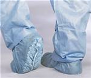 Shoe Covers Polypropylene Non-Skid - (Up To Men's Size 12) Blue B100 By Medline 