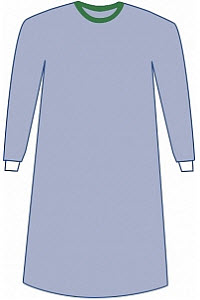Surgical Gown Eclipse Non-Reinforced Sterile With Towel XLarge 47 Blue Each By 