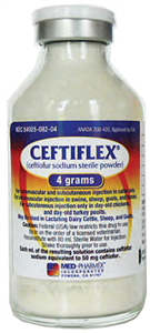 Ceftiflex 1gm (H2O Not luded) 1gm By Med-Pharmex .