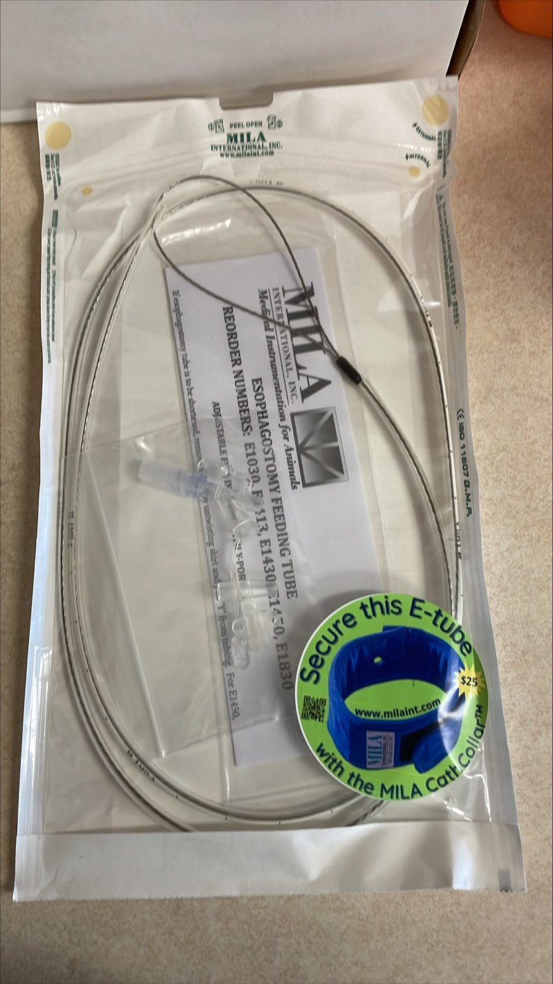 Feeding Tube Esophagostomy 14Fr (Cats & Small Dogs) Each By Mila Int