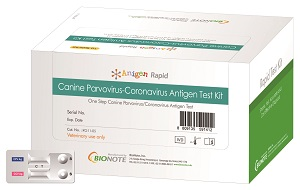 Anigen Canine Parvovirus-Coronavirus Antigen Test Kit B10 By Modern Vet Therapeu
