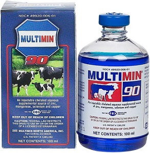 Multimin 90 Inj For Cattle (Trace Element Supplement) 100cc Sold By The Each 