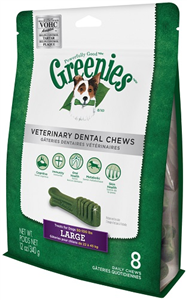 Greenies Dental Chews Canine Vet Formula - New Formula 12 oz (8 Treats Per Bag) 