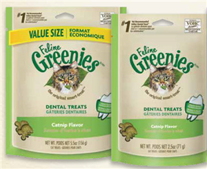 Greenies Feline 10 X 2.5 oz - Catnip Cs10 By Nutro Company