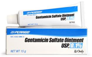 Gentamicin Ointment 0.1% 15gm By Perrigo Pharmaceuticals