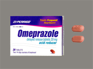 Omeprazole Dr (Delayed Release) Tab 20mg Non-Returnable B28 By