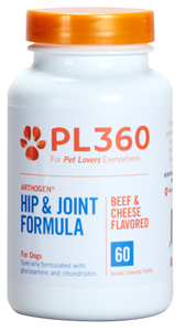 Arthogen For Dogs (Beef & Cheese Flavored Chew Tabs) B60 By Pl360
