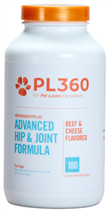 Arthogen Plus For Dogs (Beef & Cheese Flavored Chew Tabs) B180 By Pl360