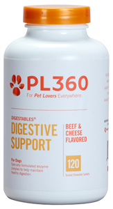 Digestables For Dogs (Beef & Cheese Flavored Chew Tabs) B120 By Pl360