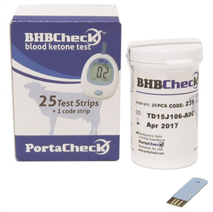 BHBcheck Test Strips B25 By Portacheck