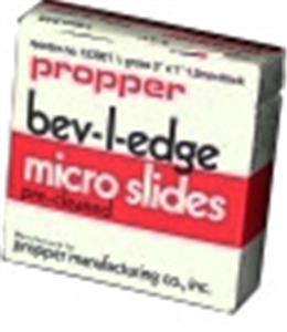 Microscope Slides Bev L Edge B72 By Propper