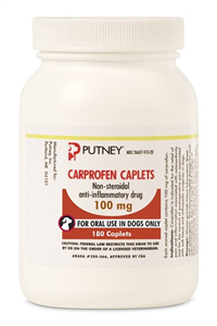 Carprofen Caplets 100mg B180 By Putney