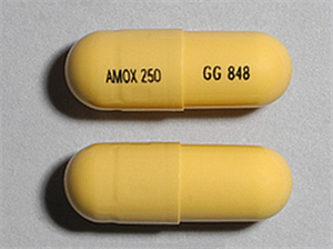 Amoxicillin Caps 250mg B100 By Sand oz 