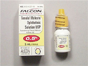 Timolol Maleate Ophthalmic Solution 0.5% 5ml By Sandoz 