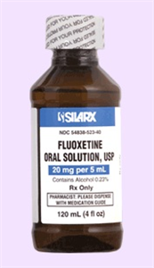 Fluoxetine Oral Solution USP 20Mg/5ml Non-Returnable 120ml By Silarx Pharmaceu