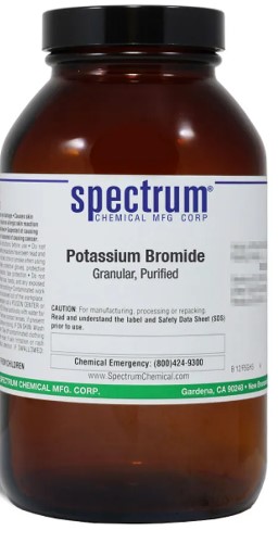 Potassium Bromide Granular Purified P1230 Reagent Acs 2.5KG  By Spectrum Chem