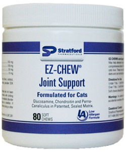 Ez-Chew Joint Support Triangle Soft Chews For Cats Low Allergen Private Labeli
