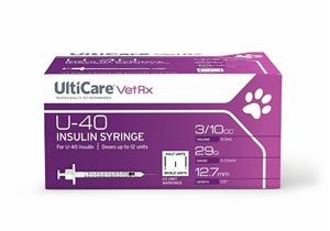 Syringes Insulin 0.3cc [U-40] With Half Unit Scale - 29G X0.5 B100 By Ultimed