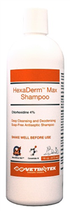 Shampoo Hexaderm Max 16 oz By Vetbiotek