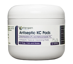 Vetergen Kc Antiseptic Pad Private Labeling (Sold Per Case/12) Freight Fr