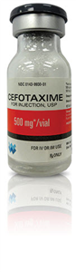 Cefotaxime Inj 500mg 10ml By West-Ward Pharmaceutical Corp