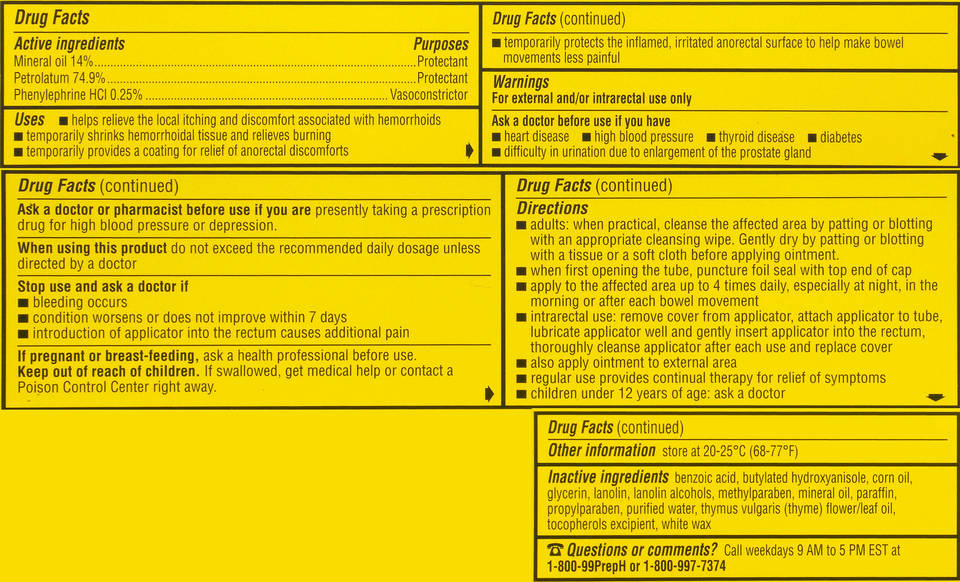 Preparation H Ointment 4 Ounces 2X2 oz (1Box)