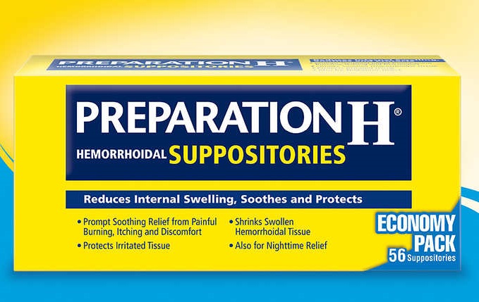 Case of 12-Preparation H 56 Suppositories