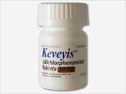 Rx Item-Keveyis (Dichlorphenamide) 50Mg 100 Tab By Taro Pharma 