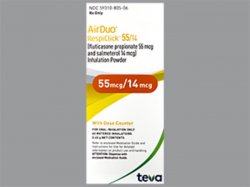 Rx Item-Airduo Respiclick 55/14mcg Inh 0.4 5gm By Teva Pharma 