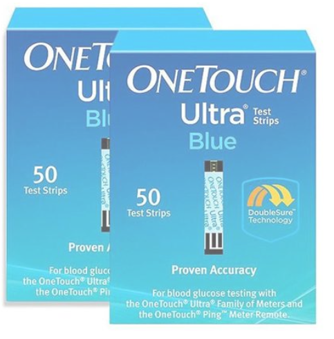 Case of 12-One Touch Ultra Blue Test Strip 25Ct