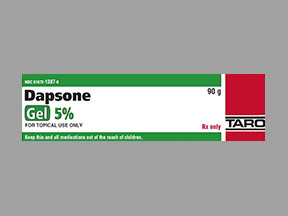 Rx Item-Dapsone 5% Gel Generic Aczone By Taro Pharma 90Gm Gen Aczone