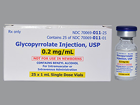 RX ITEM-Glycopyrrolate 0.2Mg/Ml Vial 25X1Ml By Somerset Pharma