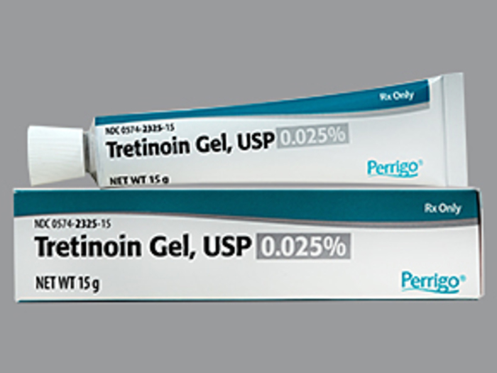 Rx Item-Tretinoin 0.025% 15 GM GEL by Perrigo Pharma USA Gen Retin A
