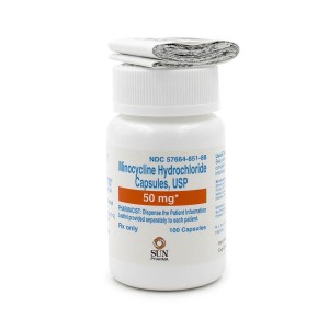 Rx Item-Minocycline 50Mg Cap 100 By Sun Pharma