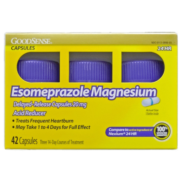 Esomeprazole Magnesium Gen Nexium 24Hr OTC 20mg Capsule 42 Count B