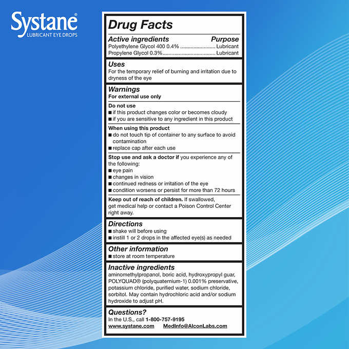 Systane Ultra Lubricant Eye Drops 30 ml (3X10 ml )