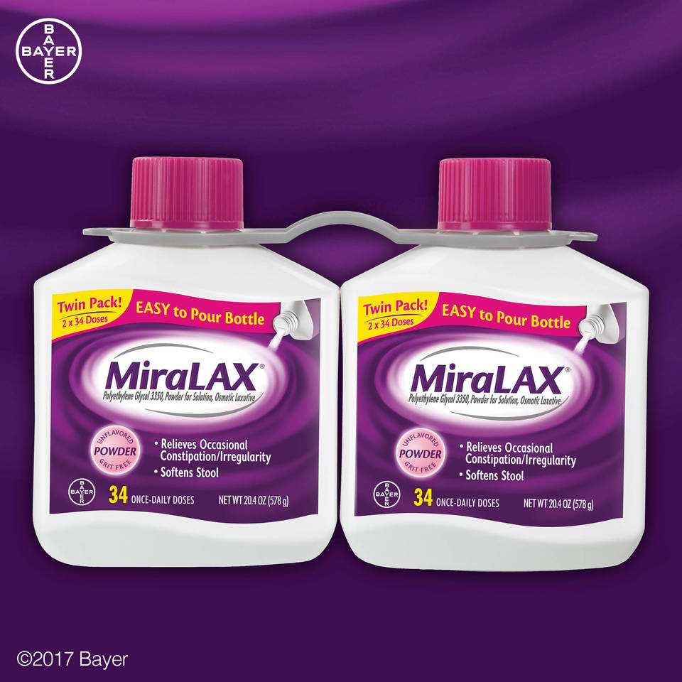 Miralax Powder Laxative 68 Doses