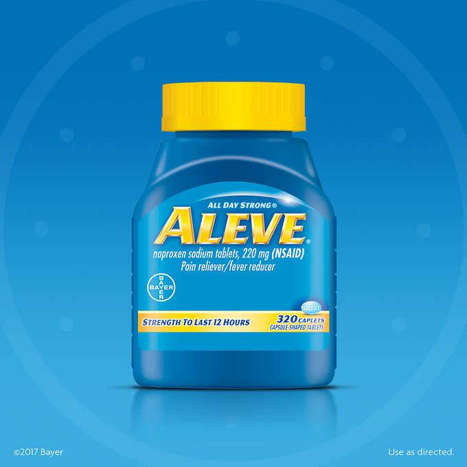 Aleve Pain Reliever 320 Caplets